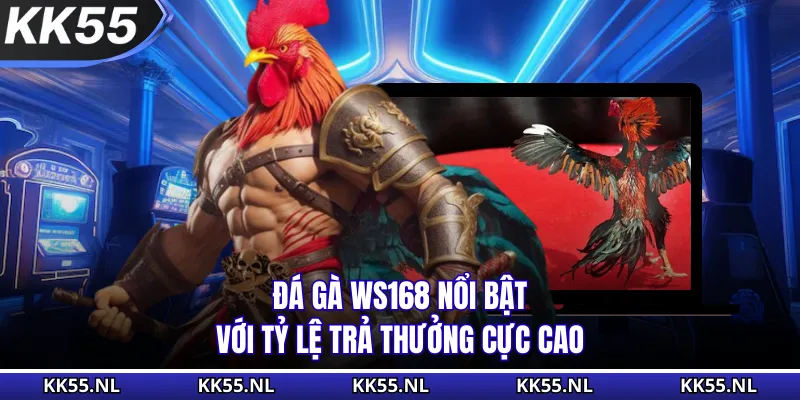 Đá gà WS168 nổi bật với tỷ lệ trả thưởng cực cao